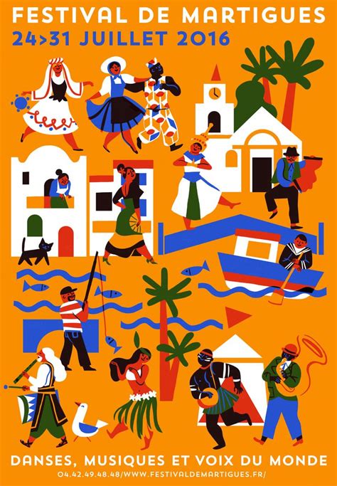 Virginie Morgand Outline Artists Art Festival Poster Illustration