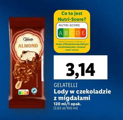 Lody Almond Gelatelli Cena Promocje Opinie Sklep Blix Pl