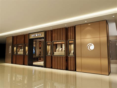 Modern Luxury Jewelry Shop Design In Mall