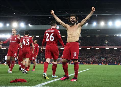 5 منها لـ محمد صلاح أرقام قياسية وتاريخية في فوز ليفربول بسباعية ضد