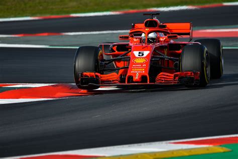 Formula Test Barcellona Day Vettel Al Top Formula