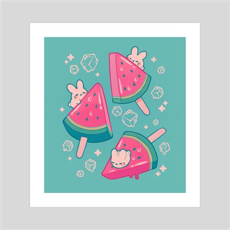 Watermelon Pops An Art Print By Fresh Bobatae INPRNT