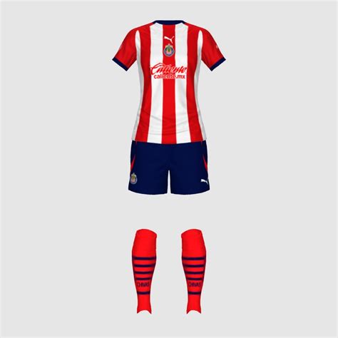 Chivas 23-24 Puma Women Home Kit - FIFA 23 Kit Creator Showcase