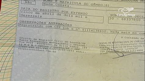 Cpf Passa A Ser Emitido Junto Certid O De Nascimento No Sp