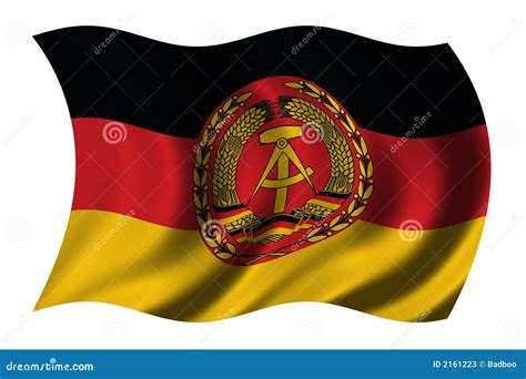 Flag of East Germany stock illustration. Illustration of millitary ...