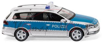 Polizei VW Passat Variant Typ B7 Silber Blau Wiking 1 87 Mb