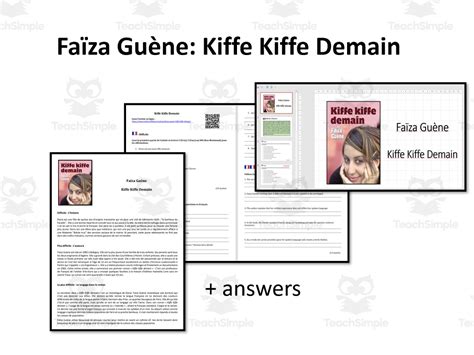 French Kiffe Kiffe Demain Faïza Guène Article And Worksheet By Teach