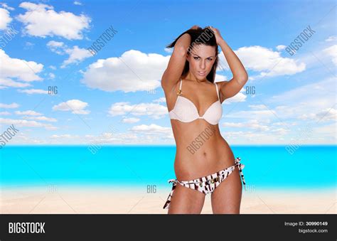 Sexy Bikini Model Over Image Photo Free Trial Bigstock