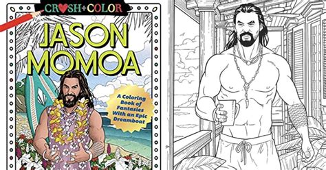 A Jason Momoa Colouring Book Exists That Shows All Of His Glory 9gag