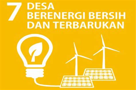 Membangun Desa Berkelanjutan Desa Berenergi Bersih Dan Terbarukan