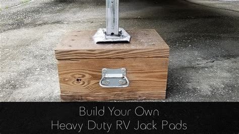 Diy Stabilizer Jack Pads | How to Winterize Your RV