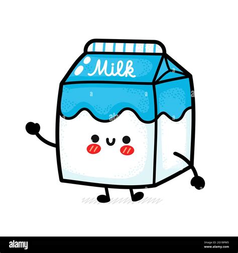 Cute Milk Cartoon