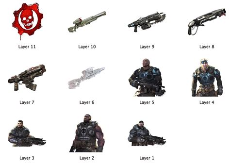 Gears Of War Icon At Collection Of Gears Of War Icon