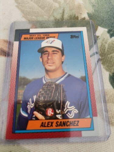 Topps Major League Debut Alex Sanchez Blue Jays Baseball