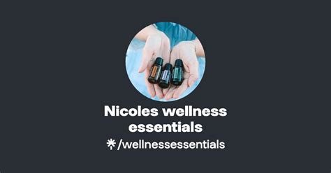 Nicoles Wellness Essentials Instagram Facebook Linktree