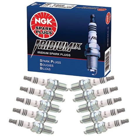 Porsche Spark Plug Set 10 Pieces Iridium IX Gap 0 032 NGK