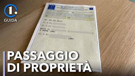 Passaggio di proprietà auto prezzi tempi online