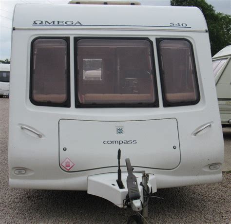 Compass Omega 540 2005 Fixed Bed 4 Berth Caravan In Mansfield