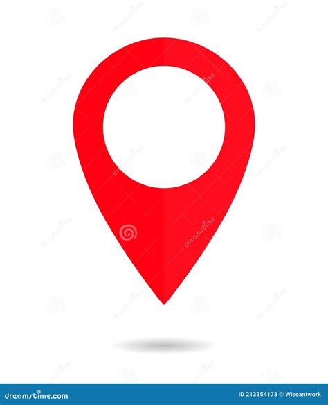 Pin Del Mapa Icono De Punto De Unión Lugar De Ubicación Marcador Gps