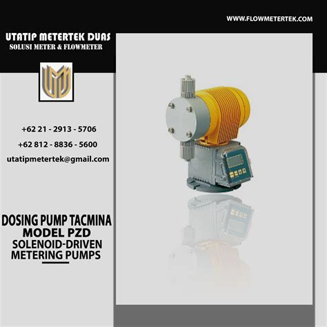 Dosing Pump Tacmina PZD Utatip Metertek Duas