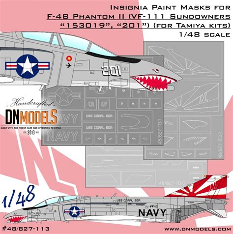 F B Phantom Ii Vf Sundowners For Tamiya Kits Dn Models