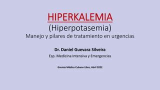 Hiperkalemia Hiperpotasemia Ppt Descarga Gratuita