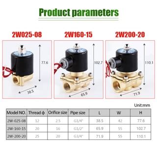 Jual V Electric Selenoid Water Solenoid Valve Inch Inch