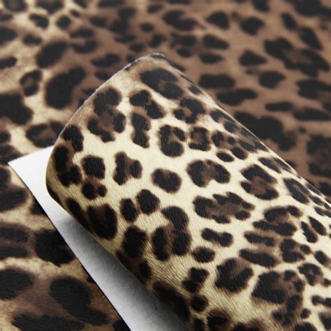 6pcs Set Leopard Print Leather SheetsGlitter Cheetah Print Etsy