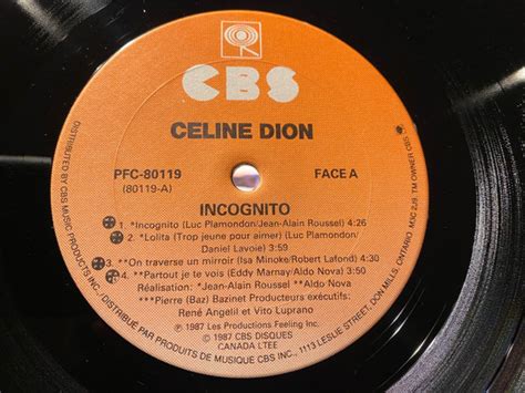 Céline Dion Incognito Lp Fuzzy Muzik