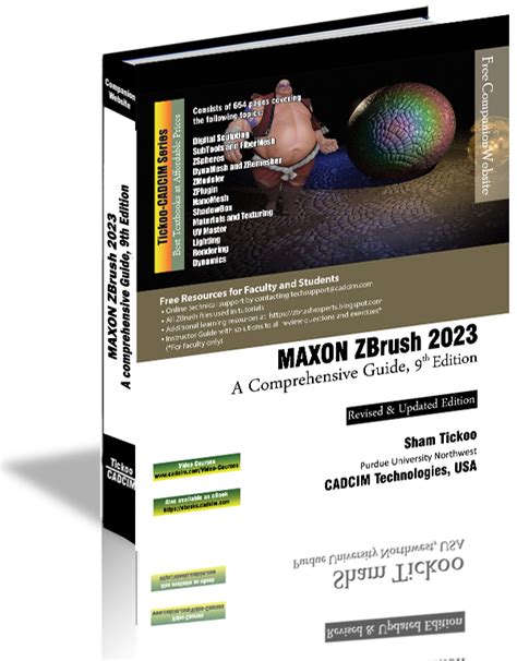 Maxon Zbrush A Comprehensive Guide Book By Prof Sham Tickoo And