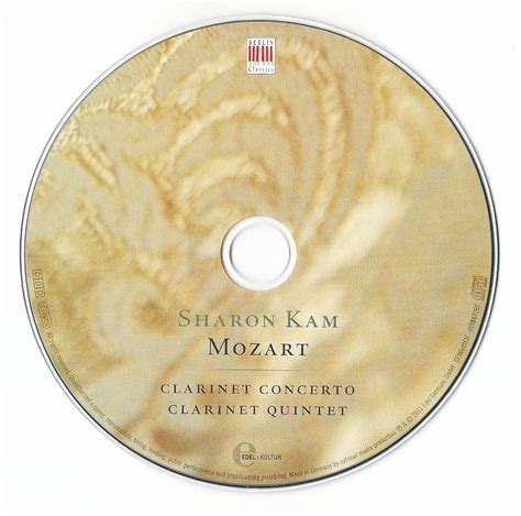 Release Clarinet Concerto Clarinet Quintet By Mozart Sharon Kam