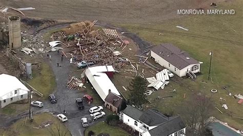 What We Know About The ‘unprecedented’ Tornado Outbreak In Maryland Virginia Nbc4 Washington