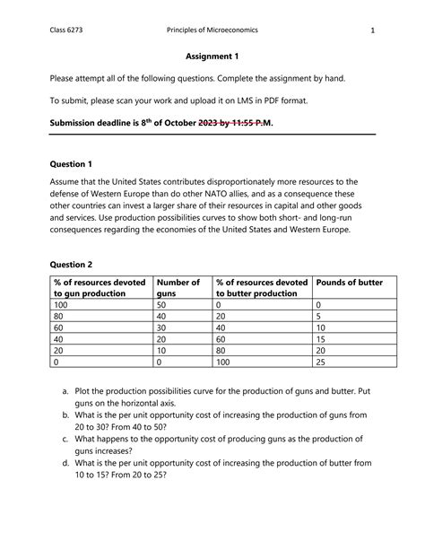 Solution Principles Of Microeconomics Midterm Assignment With Answer