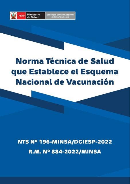 Norma Técnica 196 de inmunizaciones 4 2 LINDA NOEMI GRANADOS CUEVA