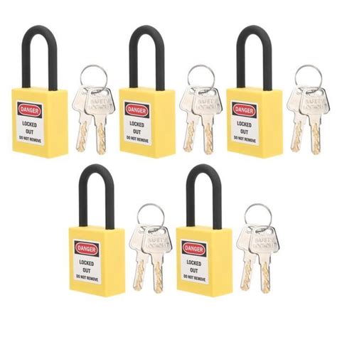 YOSOO Cadenas De Consignation 5 Ensembles De Verrouillage De