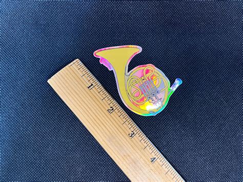 French Horn Holographic Sticker Garlinger Batons