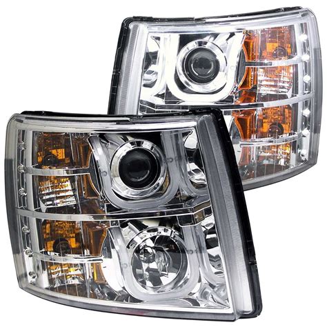 Faros Lupa Led U Chevrolet Silverado Cheyenne