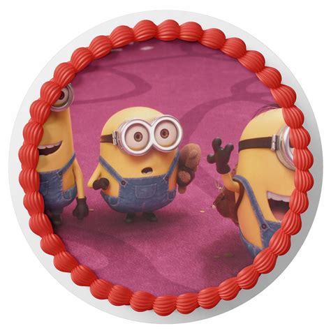 Op Atek Na Tort Minionki Napis Gratis Allegro Pl