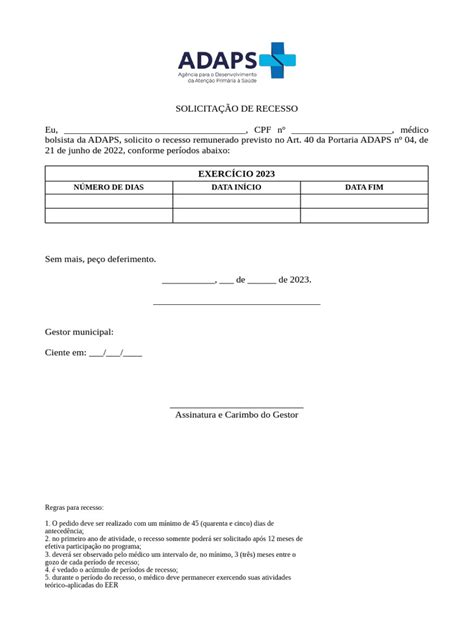 O Que E Recesso Remunerado - Regras para Recesso Remunerado | PDF