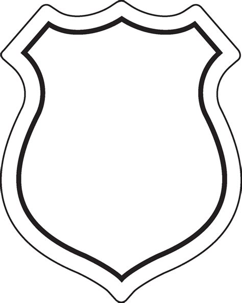 Printable Police Badge Template Free Image Download