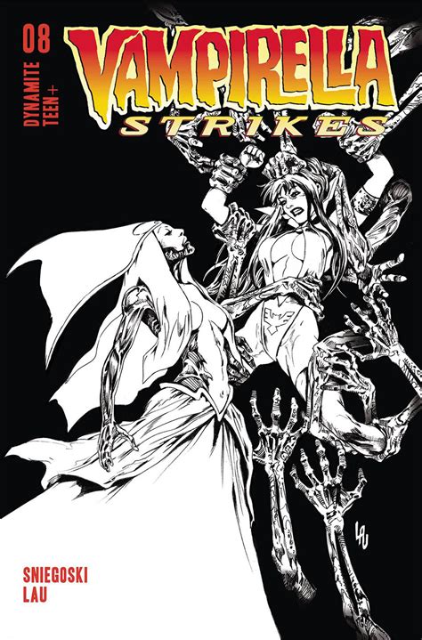 Vampirella Strikes Vol 3 8 Cover O Incentive Jonathan Lau Black