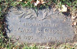 Carl Elmer Cross Homenaje De Find A Grave