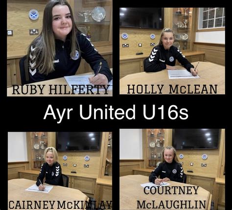 Ayr United Women And Girls On Twitter Congratulations To Our U16s