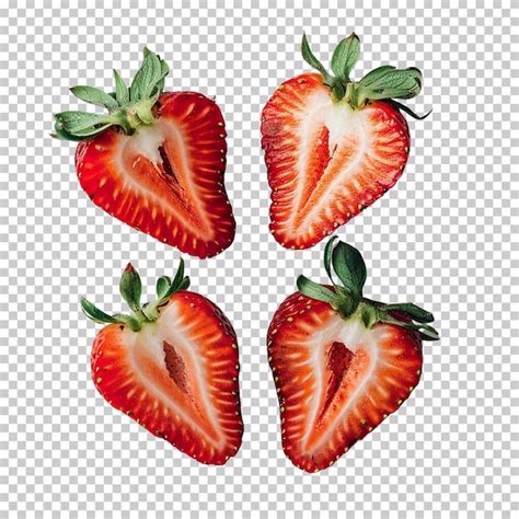 Premium PSD Strawberry Fruit Isolated On Transparent Background