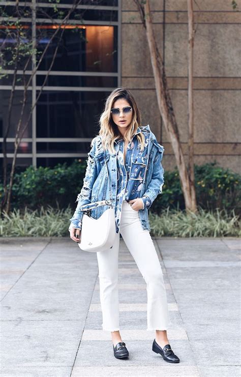 Tábata Bueno 24 Looks Descolados Para Trabalhar Looks Ideias Fashion Look Com Jaqueta Jeans