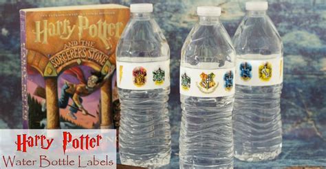 Free Printable Harry Potter Water Bottle Labels