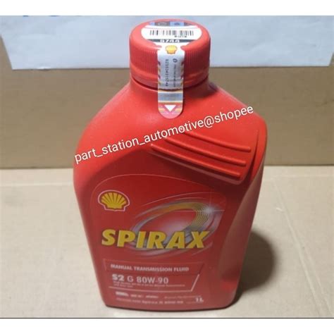 Jual Oli Shell Spirax Manual Transmisi S G W Liter Shopee