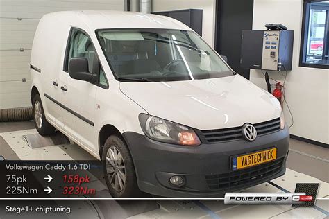 Volkswagen Caddy 2K Facelift 1 6 TDI CR 75pk Chiptuning Vagtechniek