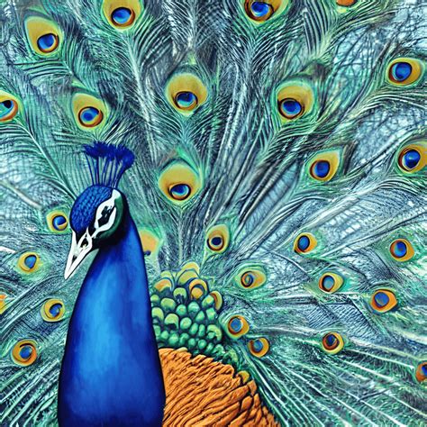 Peacock Graphic Illustration · Creative Fabrica