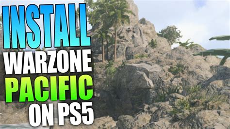 Install Cod Warzone Pacific On Ps For Free Youtube